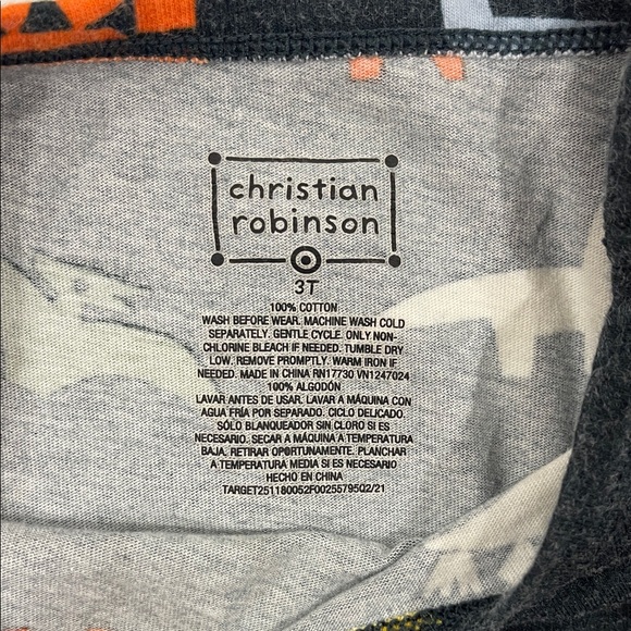 Colorful Dinosaur Print Kids Tee - Picture 2 of 3